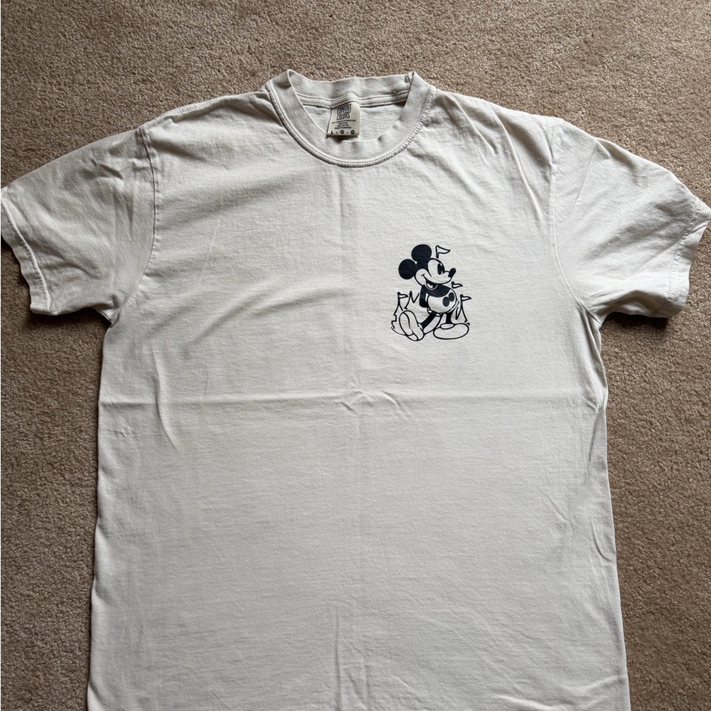 Disney Mickey Mouse Cream Short Sleeve Tee